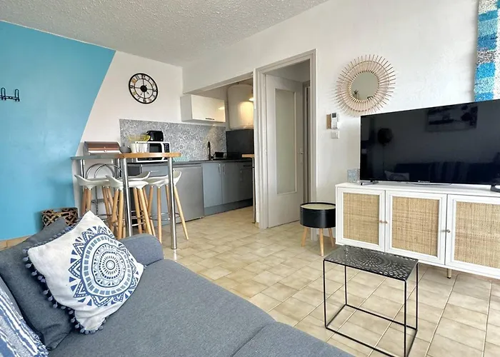 Apartamento 150m De La Avec Climatisation Et Parking Prive - Fr-1-529-37 Le Barcarès